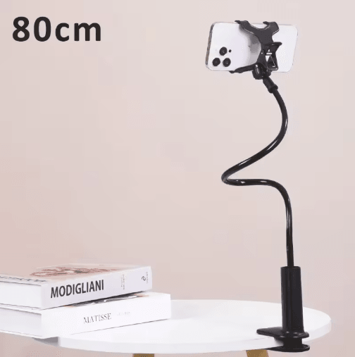 FlexClip 360° Phone Holder Stand – Adjustable Desk Mount & Lazy Mobile Phone Bracket