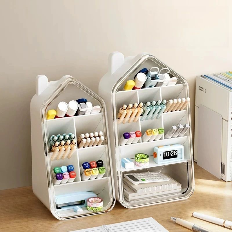 Japanese Style Horizontal Pen Holder Desktop Organizer