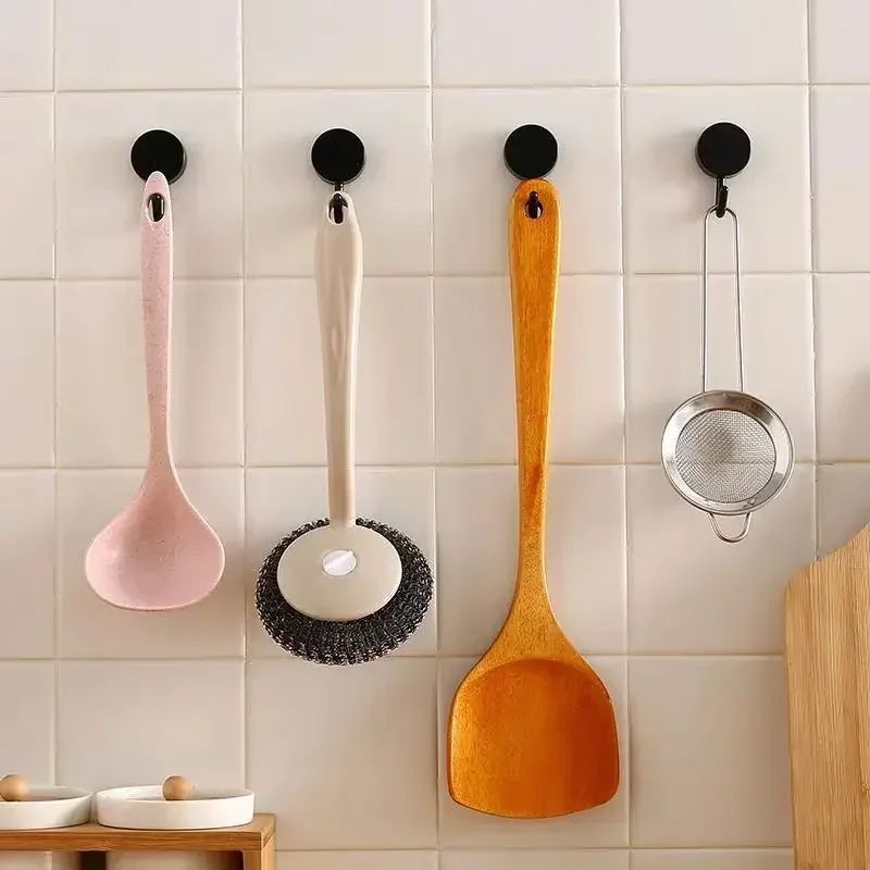 10-Pack Strong Self-Adhesive Wall Hooks