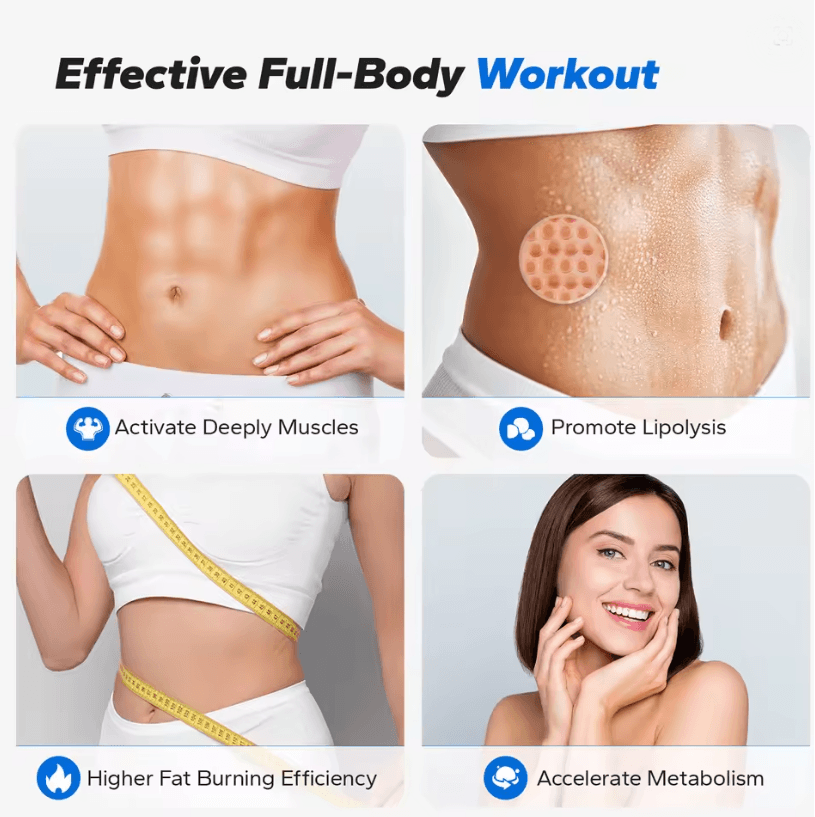 VibeSculpt Lymphatic Drainage Vibration Plate Exercise Machine