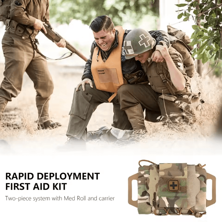 Outdoor EDC Tactical First Aid Kit – MOLLE IFAK Medical Pouch for Hunting, Survival & Rapid Response