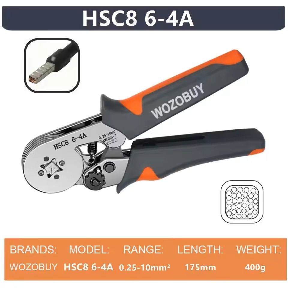 Mini Electrical Wire Crimping Tool with Ferrule Sleeves