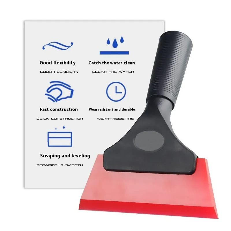 Multifunction Soft Silicone Scraper – High-Efficiency Water Blade & Tinting Tool