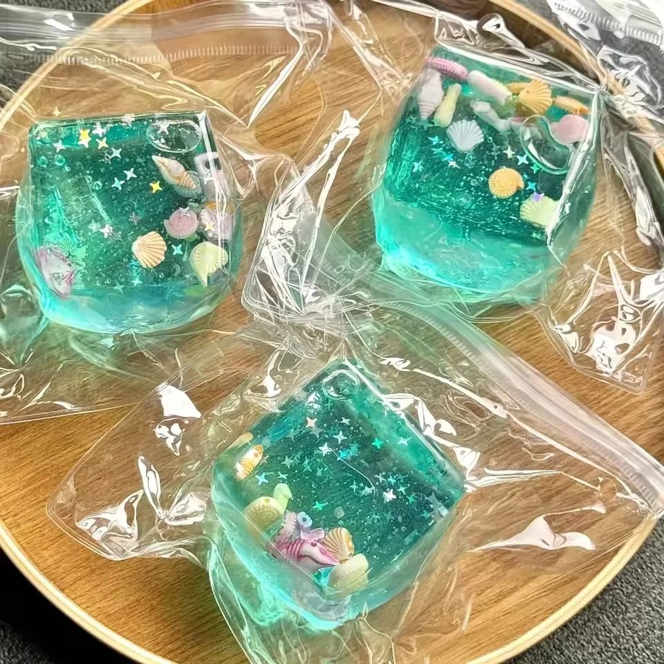 Ocean Squishy Stress Toy Slow Rise Sensory Fidget Cube