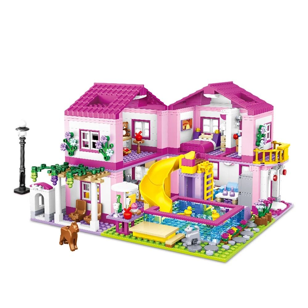 Friends Summer Holiday Villa – City Street View Castle Model – High-Yield Creative Interaction Hub