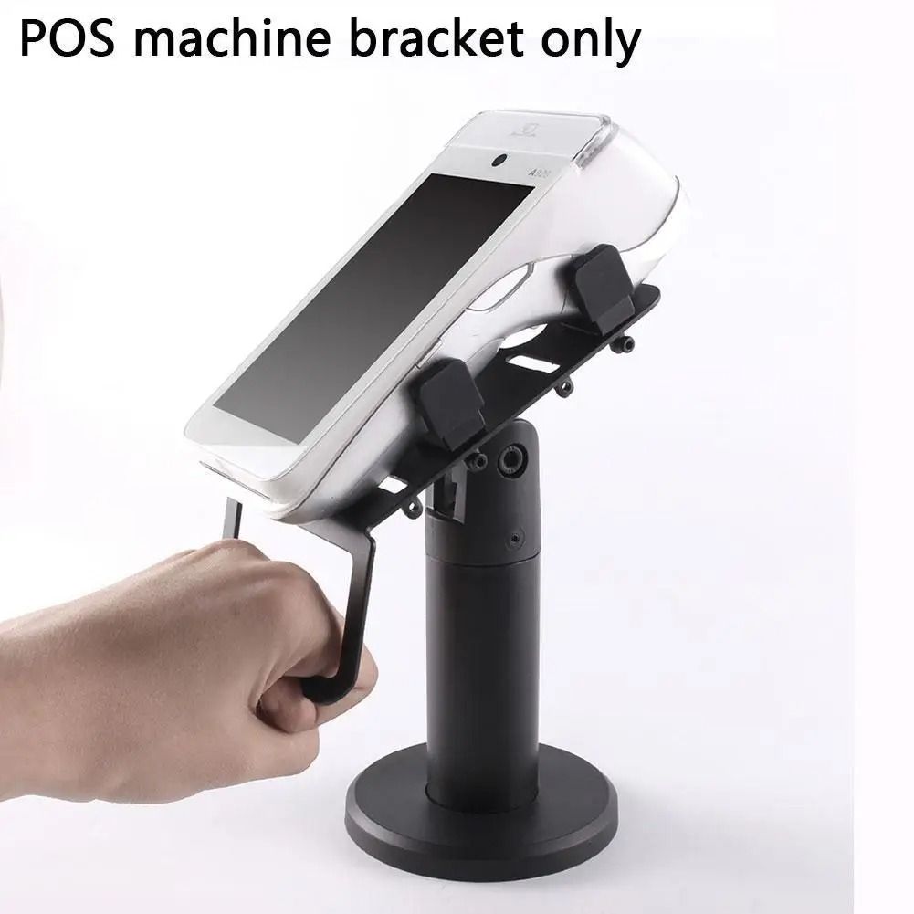 Heavy-Duty Rotatable POS Terminal Stand | 360° Adjustable Countertop Credit Card Machine Bracket