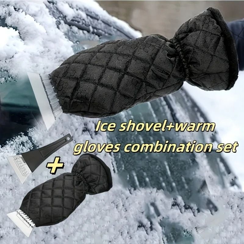 Heavy Duty Car Ice Scraper Windproof Snow Removal Tool Set
