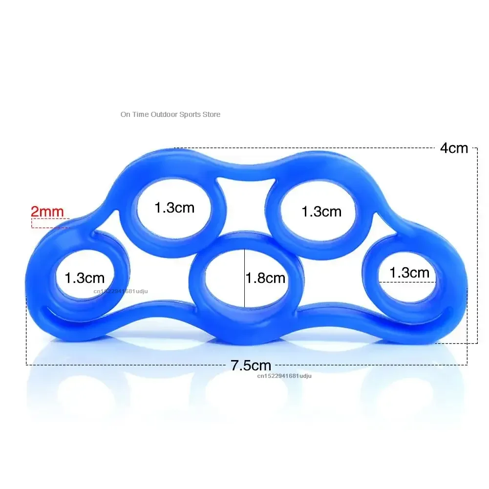 Silicone Finger Expander, Hand Gripper, Exercise Hand Grip, Finger Exerciser Resistance Bands, Wrist Strength Trainer