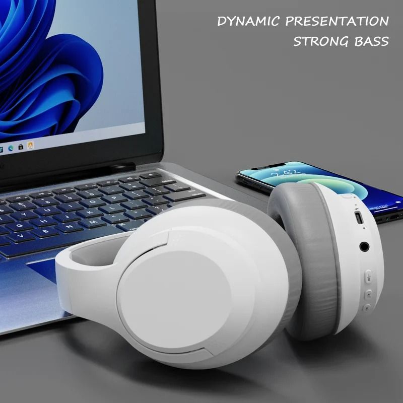 Hi-Res Wireless Headphones – 98-Key Bluetooth 5.3 Over-Ear Headset
