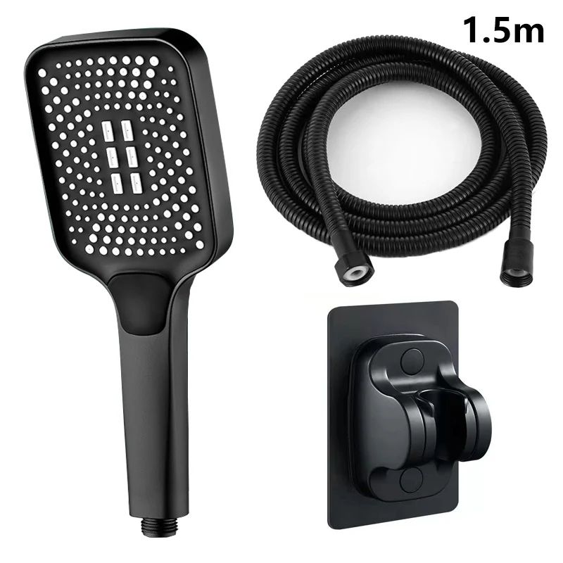 High Pressure Adjustable Shower Head 3 Mode Rainfall Shower