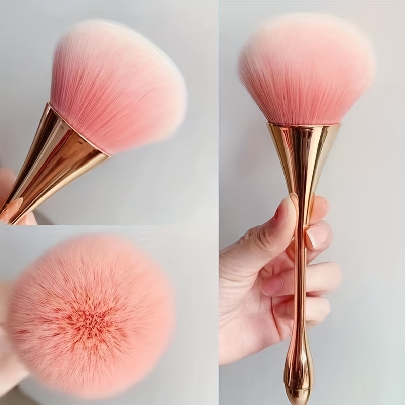 Cosmetic Brush Set, Soft Hair Blush Brush, Loose Powder, Highlighting Rose Golden