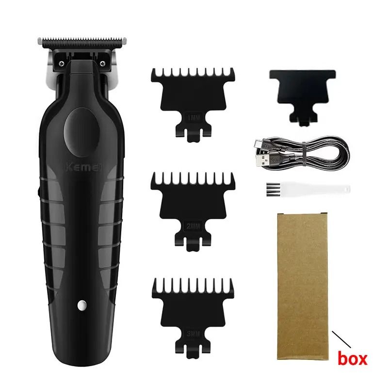 Professional Mens Hair Clipper Kit Rechargeable Electric Trimmer and Shaver