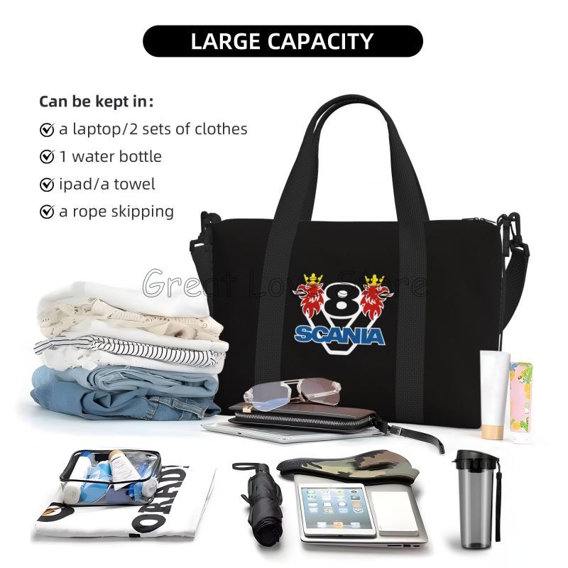 Large Capacity Travel Duffle Bag Lightweight Waterproof Weekender Gym Carry On Tote
