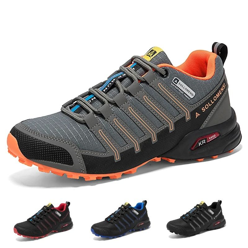 Mens All-Terrain Hiking Shoes | Waterproof & Non-Slip Tactical Sports Footwear