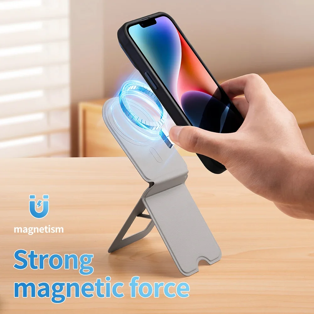 Magnetic Phone Folding Stand, Desktop Holder for Smartphone, Magsafe Phone Stand