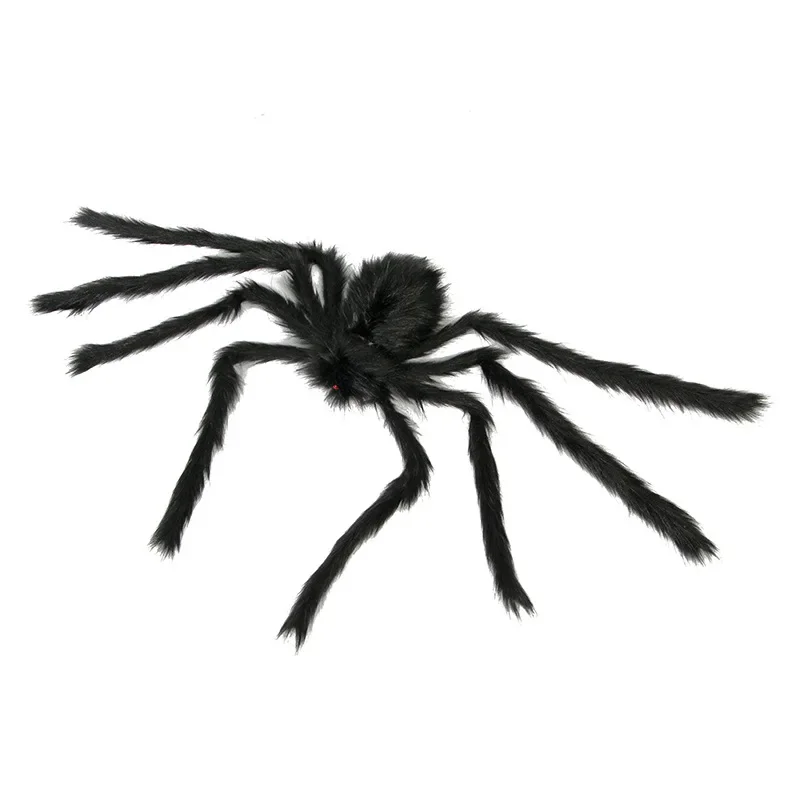 Giant Plush Spider Wire Plush Black and Multicolour Style for Party or Halloween Decoration