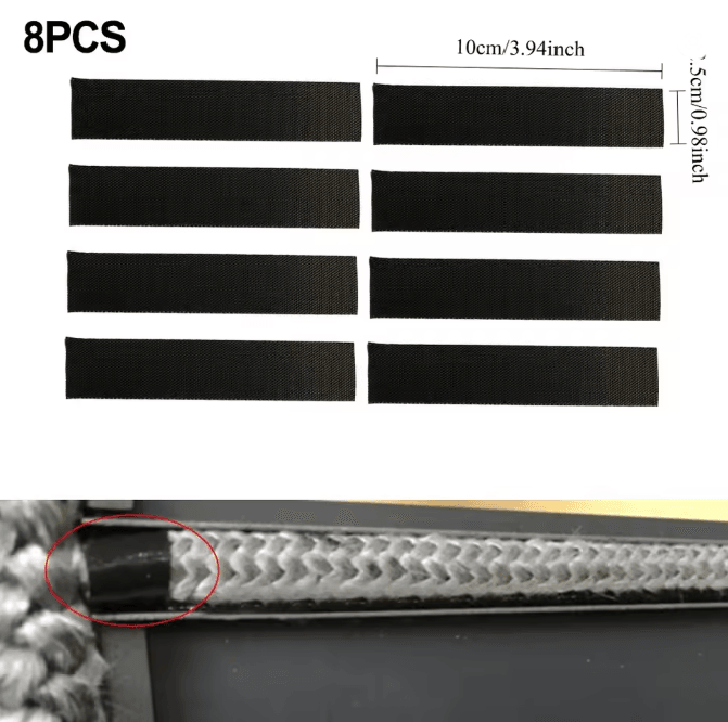 Fireproof Fiberglass Wood Stove Gasket Rope Fireplace Door Seal
