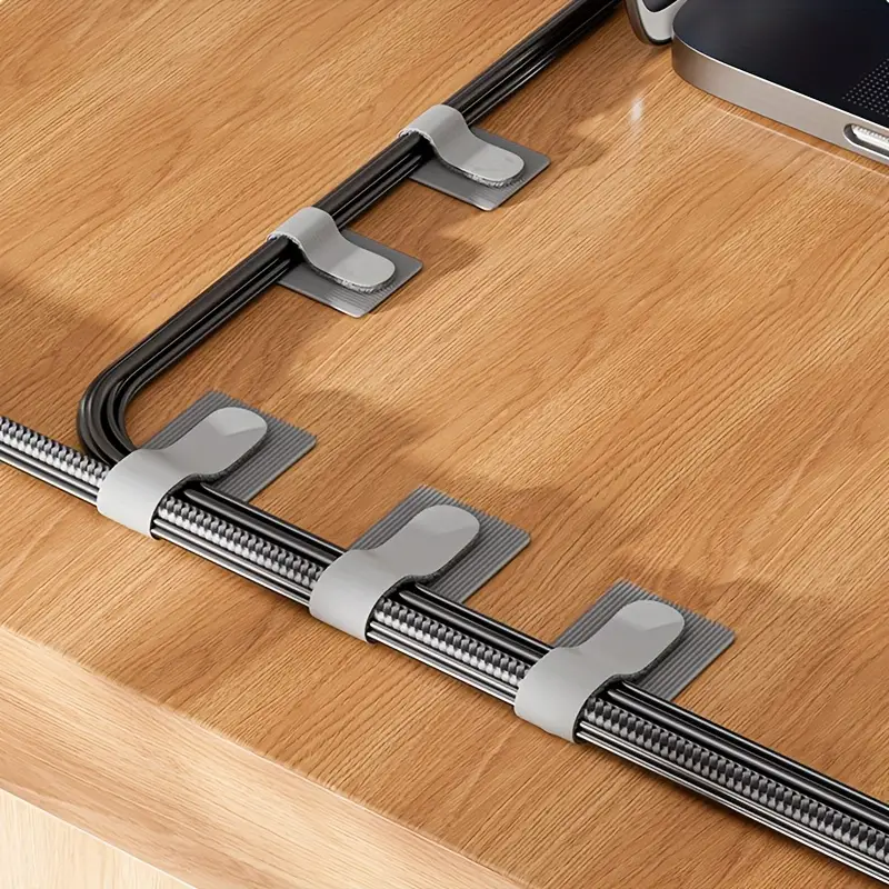 Self Adhesive Cable Organizer, Table Wall Cable Fixed Clip, Power Cable Tie, Network Cable Routing Holder