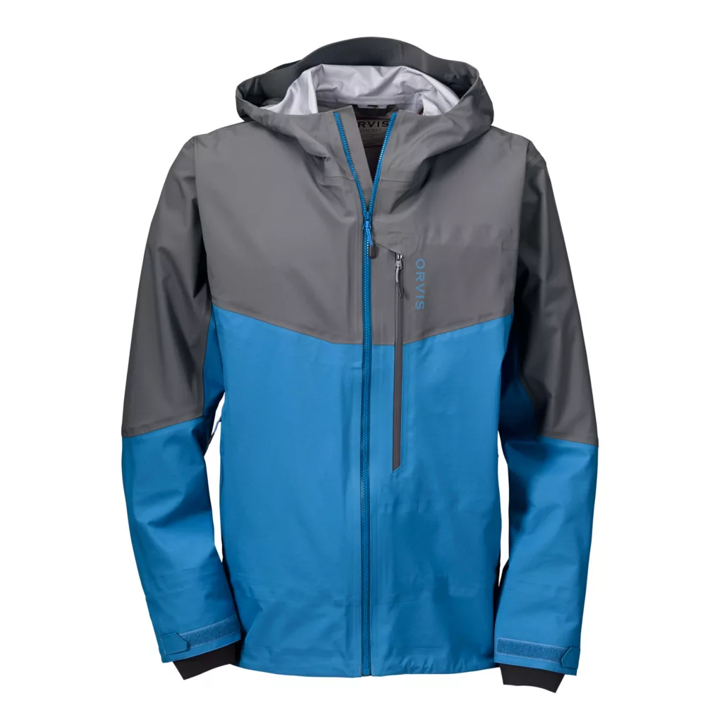Lightweight Mens Waterproof Wading Jacket, Breathable Rain Gear for Fishing, Camping, Hunting, and Outdoor Adventure