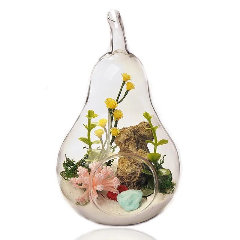Apple Pear Fruit Planter Tabletop Vase