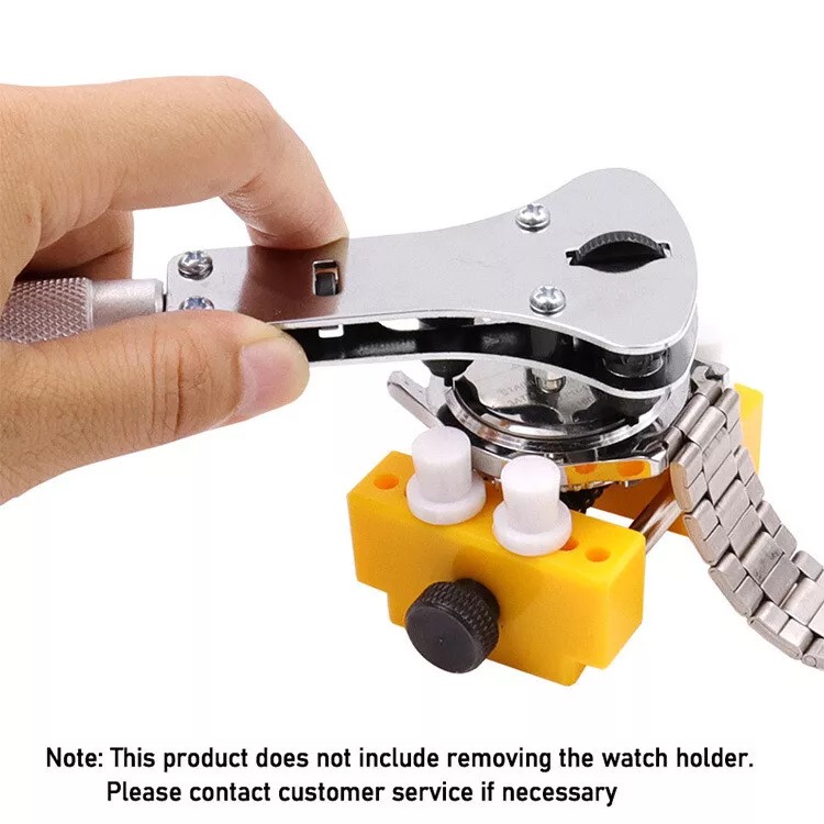 Watch band back case opener fixer repair tool kit battery screw cover remover