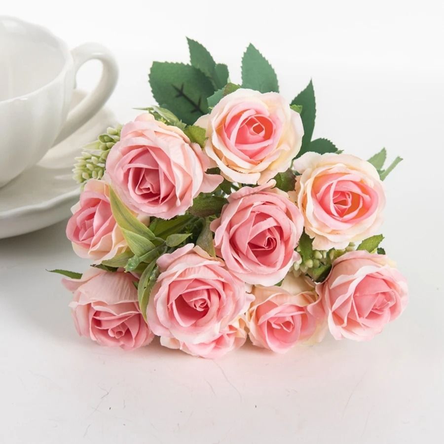 Elysian Silk White Rose Bundle