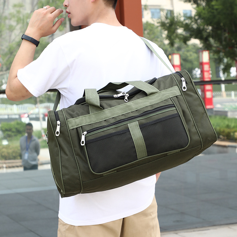 Extra Large Travel Duffel Bag Waterproof Gym Weekend Holdall with Shoe Compartment