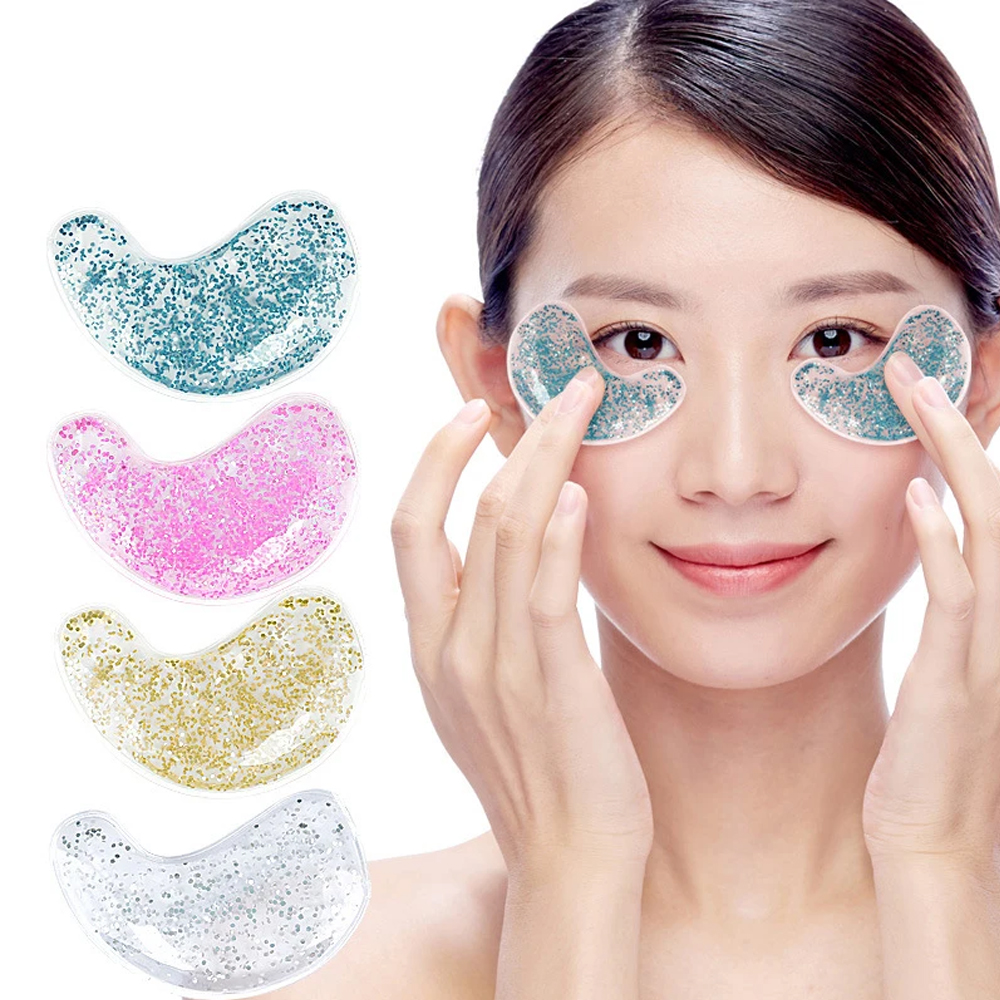 Hot Cold Eye Patches, Reusable Gel Eye Cooler, Gel Eye Bag Patch for Puffiness