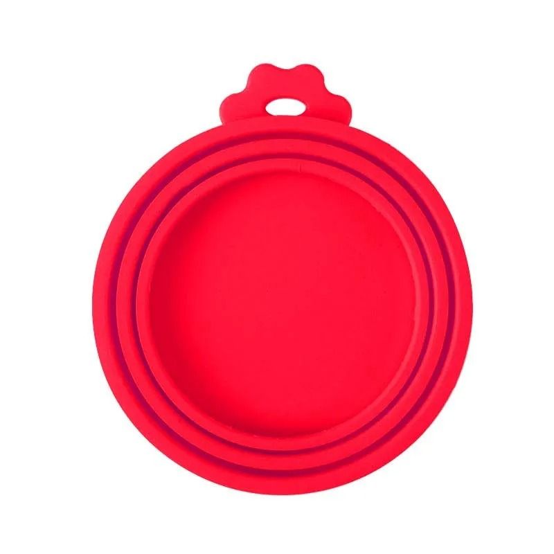 Reusable Pet Food Can Cover and Spoon Set