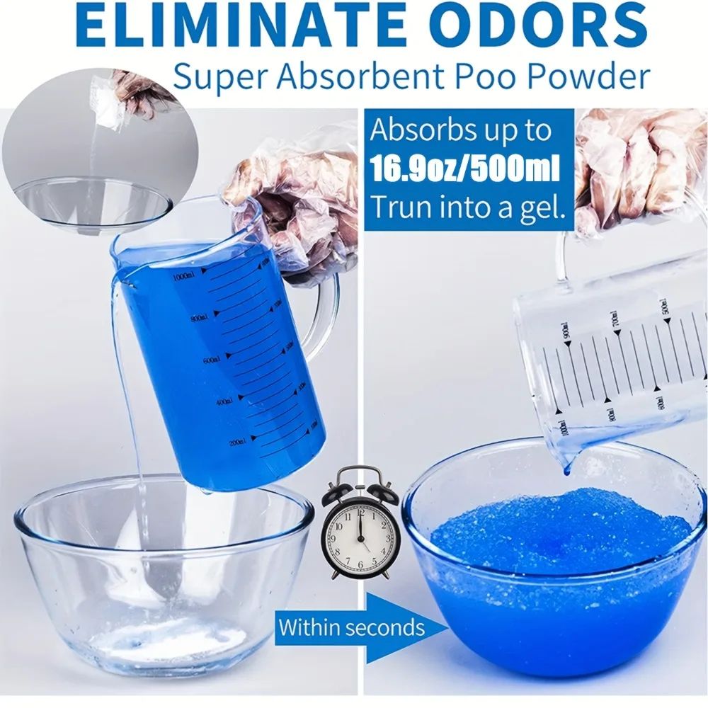 Portable Camping Toilet Deodorizer Gel Packs