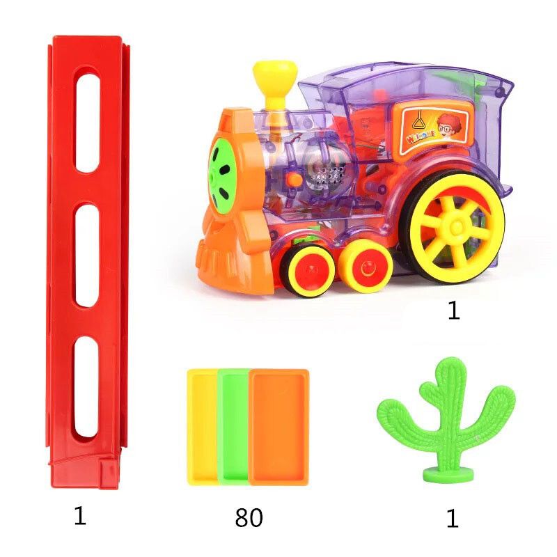 Automatic Domino Train Toy – Educational & Fun