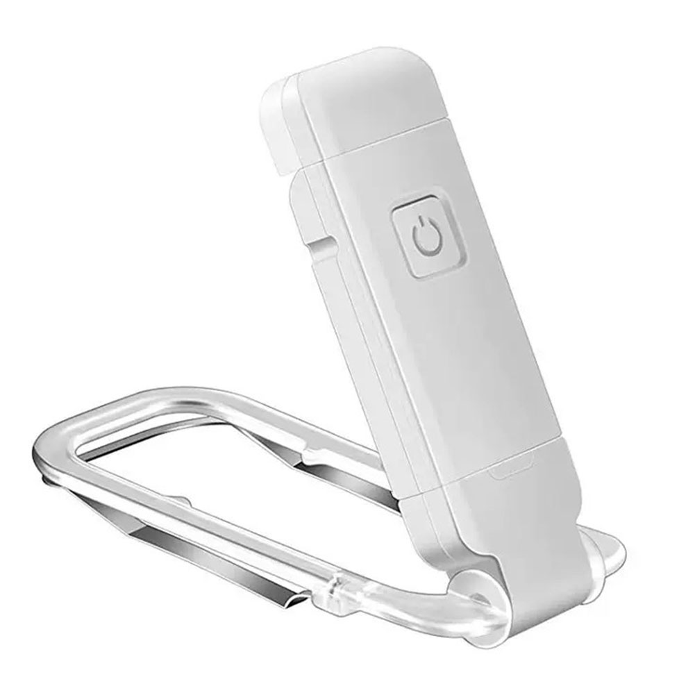 USB Rechargeable Book Light, LED Reading Light, Eye Protection, Portable Clip Desk Light, Bookmark Night Lamp