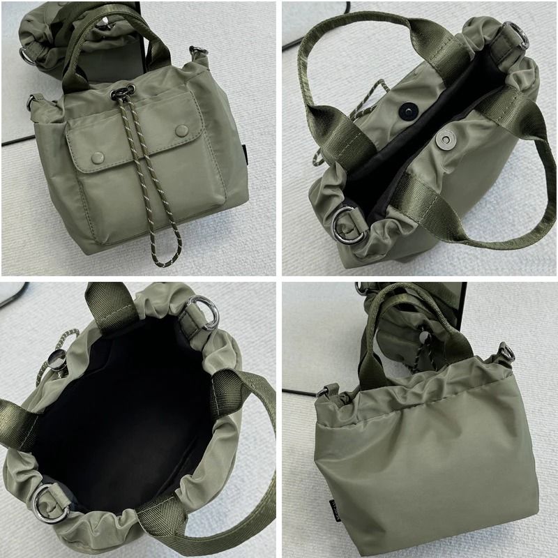 Lightweight Versatile Nylon Tote and Commuter Crossbody Bag
