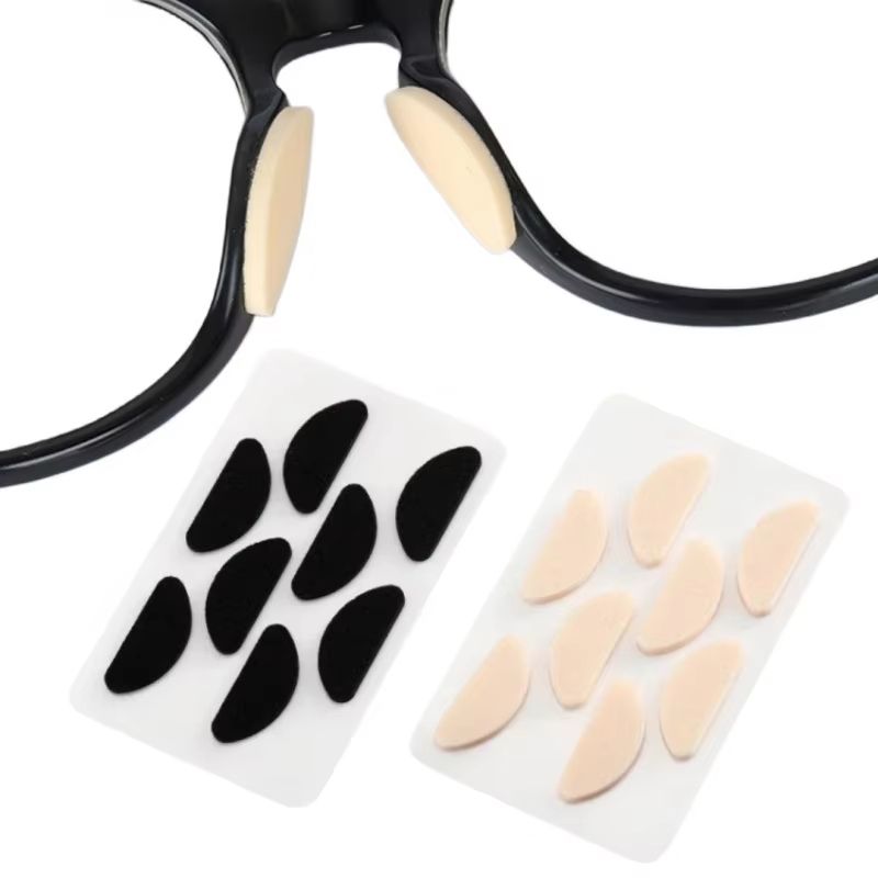 4-Pair Soft Anti-Slip EVA Sponge Nose Pads for Glasses and Sunglasses