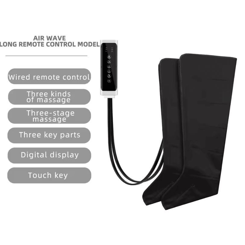 Professional Salon Spa Massager with Dynamic Compression – 2-Pack EU Plug Massage Equipment