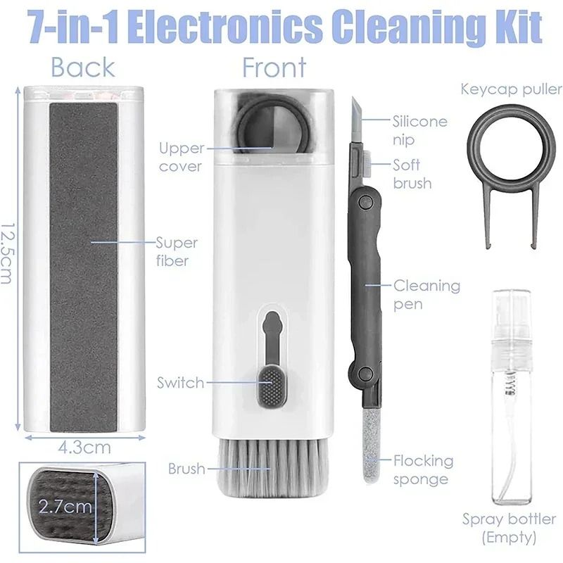 Multifunctional Cleaning Kit – 7-in-1 Precision Maintenance System
