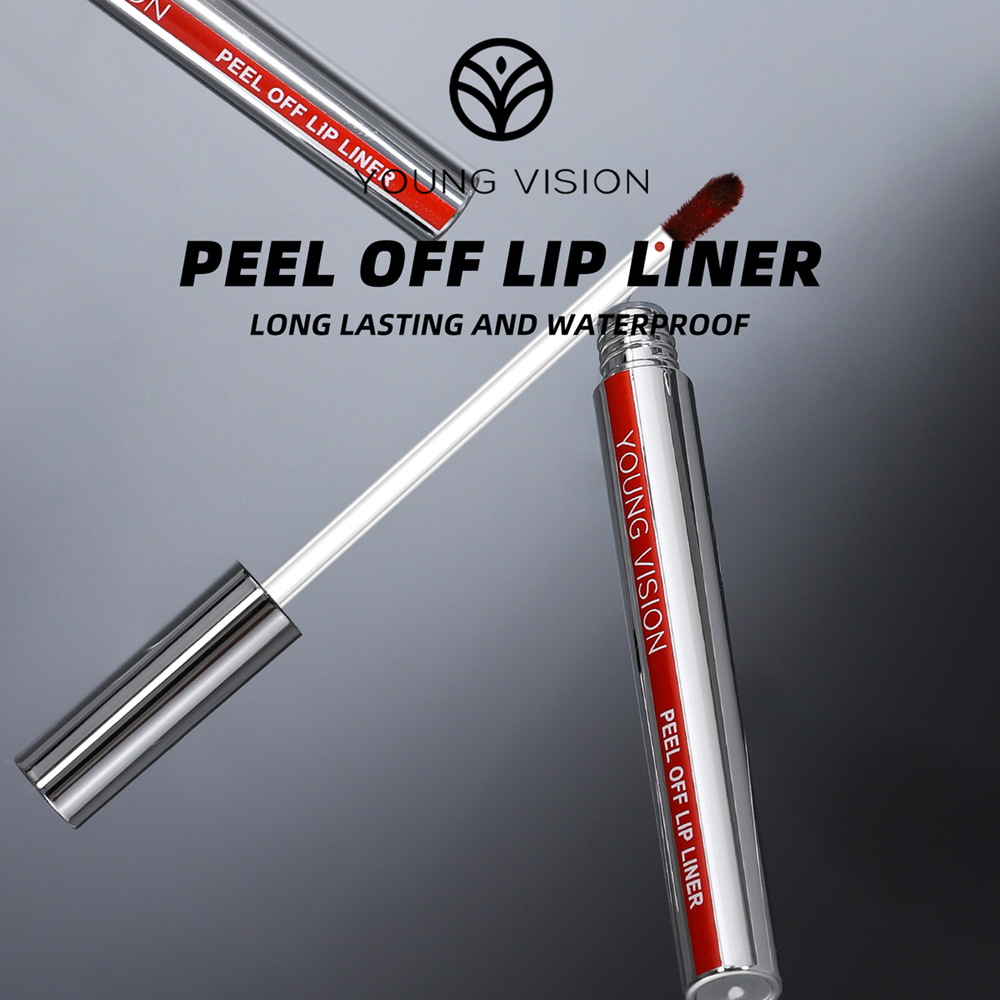 Tear Off Lip Liner, Peel Off Lip Liner Matte, Smudge Free Hook and Loop Lip Pencil, Long Lasting Makeup Pencil