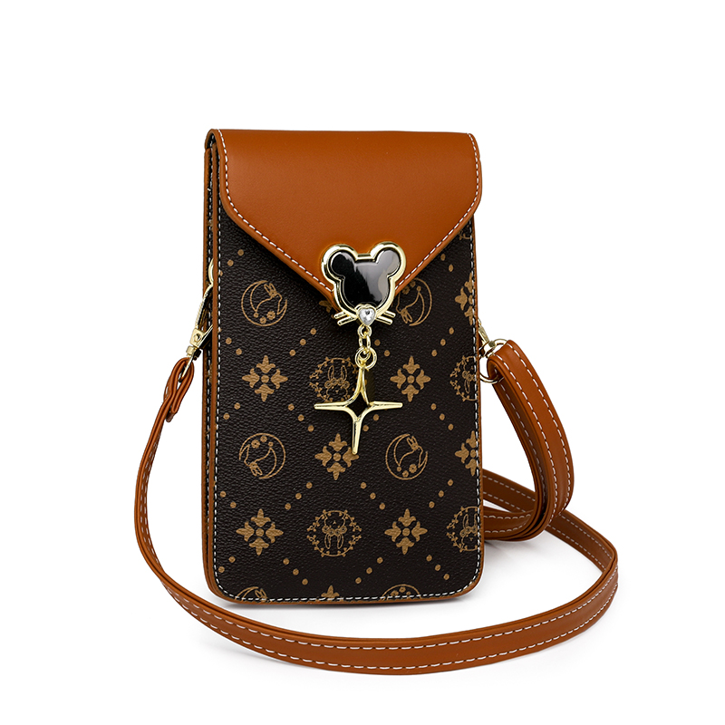 Fashionable Vertical Style Small Bag for Women, Touchscreen Phone Carrying Crossbody, Lightweight Shoulder Purse