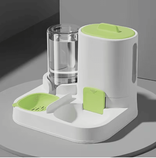 Automatic Cat Water Dispenser & Gravity Pet Feeder Spill Proof Large Capacity Design