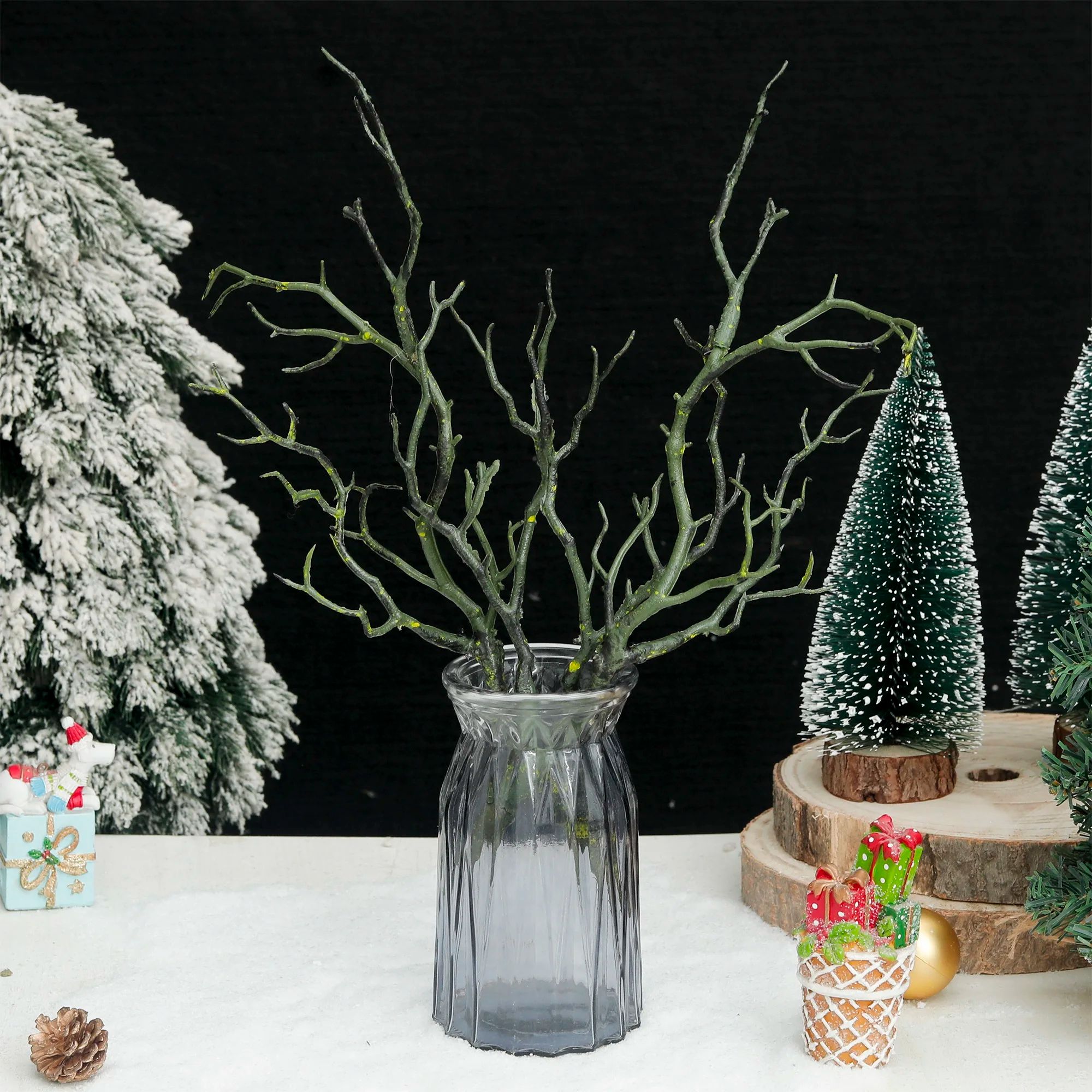Rustic Faux Antler Branch Decor for Winter Home and Event Styling
