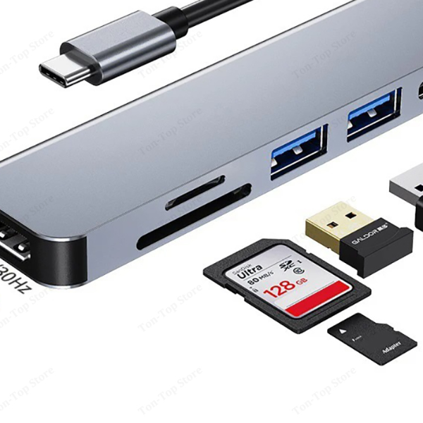 USB Docking Hub for MacBook, Fast Charge Splitter Station, High-Speed Charging for MacBook Computers