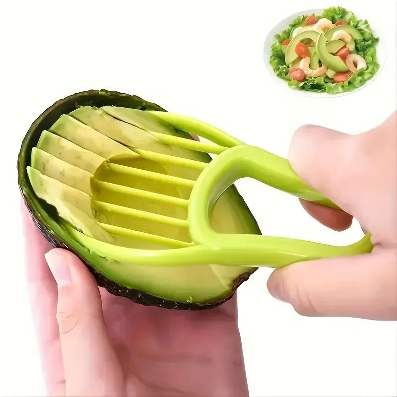 Multifunctional 3 in 1 Avocado Slicer Outdoor Home Kitchen Camping Tool