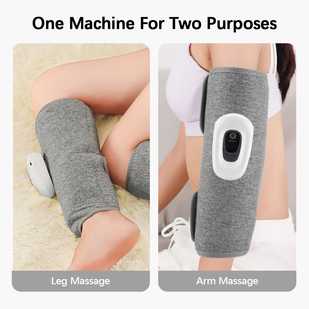 Wireless 360° Air Pressure Calf Massager – Compression Leg Therapy for Muscle Relief & Circulation
