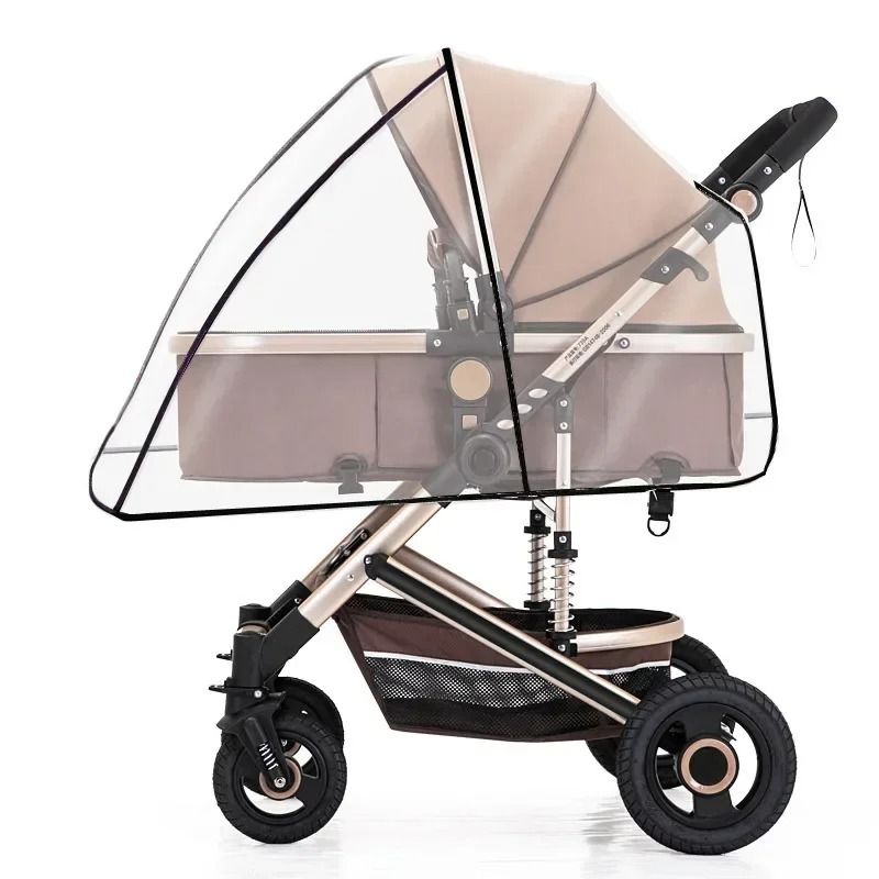 Universal Stroller Rain Cover Transparent Windproof Waterproof Baby Weather Shield