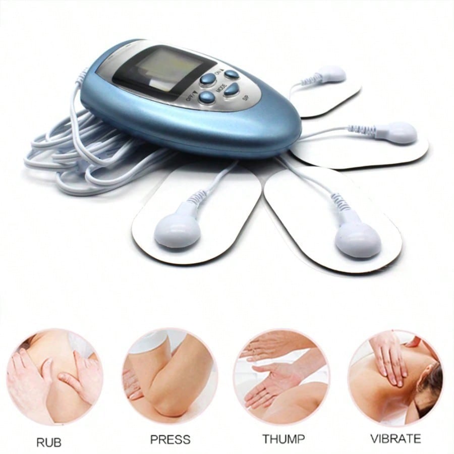 Electric Pulse Massager TENS & EMS Therapy Device for Pain Relief & Muscle Stimulation