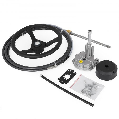 Boat Steering Cable 10 Feet, Rotary Marine Steering System with 3/4
