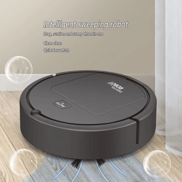 Smart Automatic Robot Vacuum Cleaner Wet & Dry Sweeping USB Rechargeable Home Cleaner