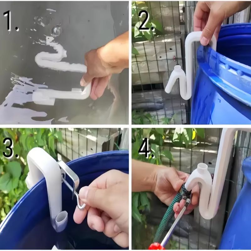 Rainwater Transfer & Overflow Kit – Self-Priming Siphon Hose Set