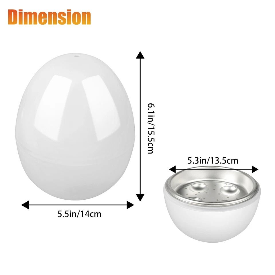 Safe Microwave Egg Cooker Adjustable Steamer for Perfect Boiled Eggs