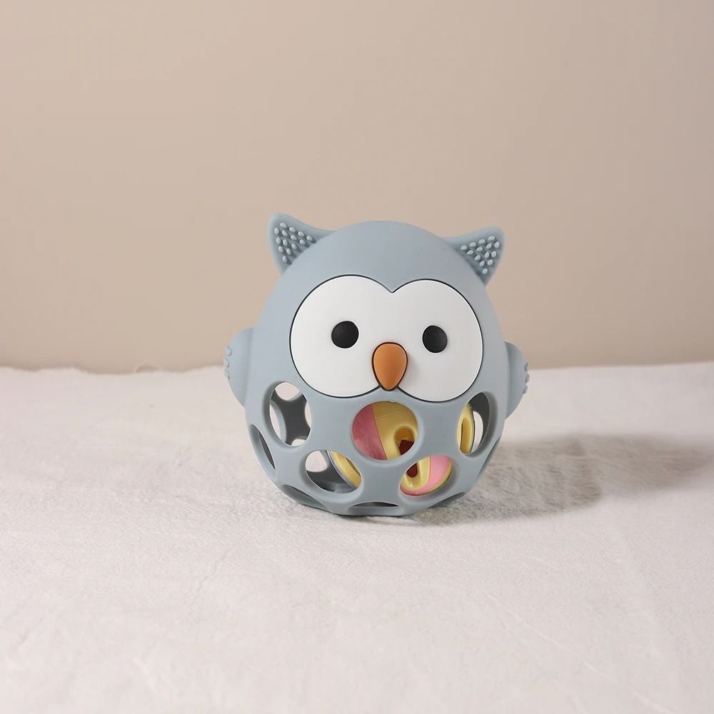 Hoot-Soothe Silicone Owl Teething Mitten